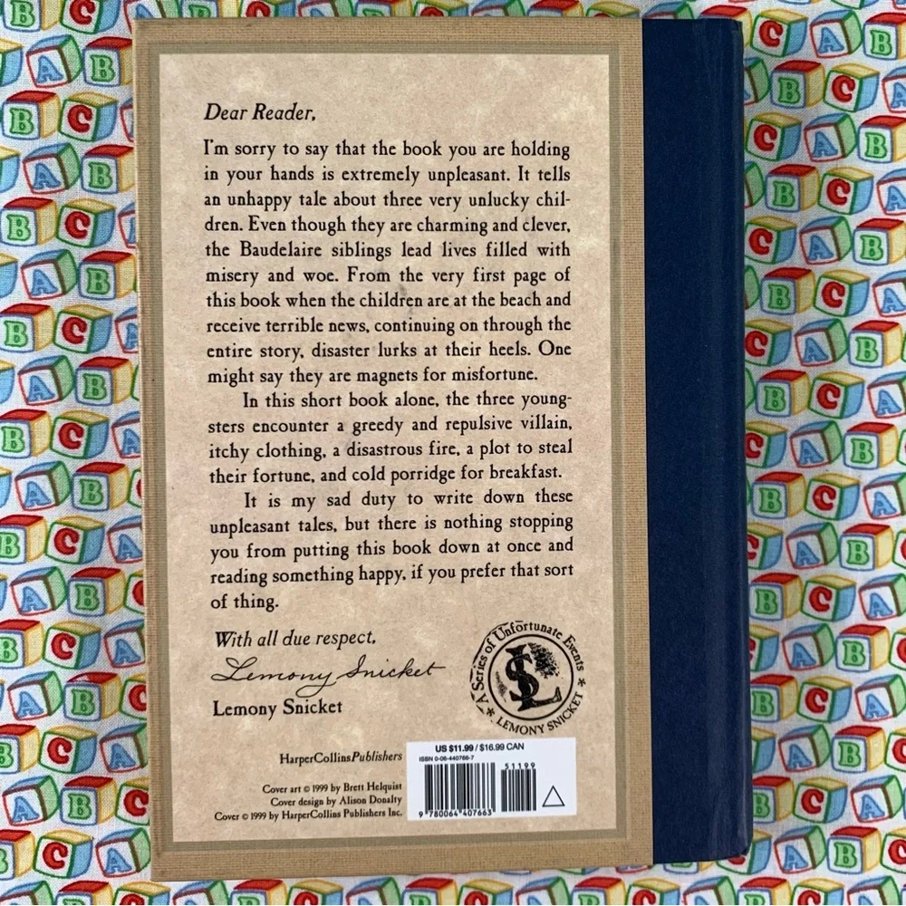 A Series of Unfortunate Events 2 Book Set by Lemony Snicket.